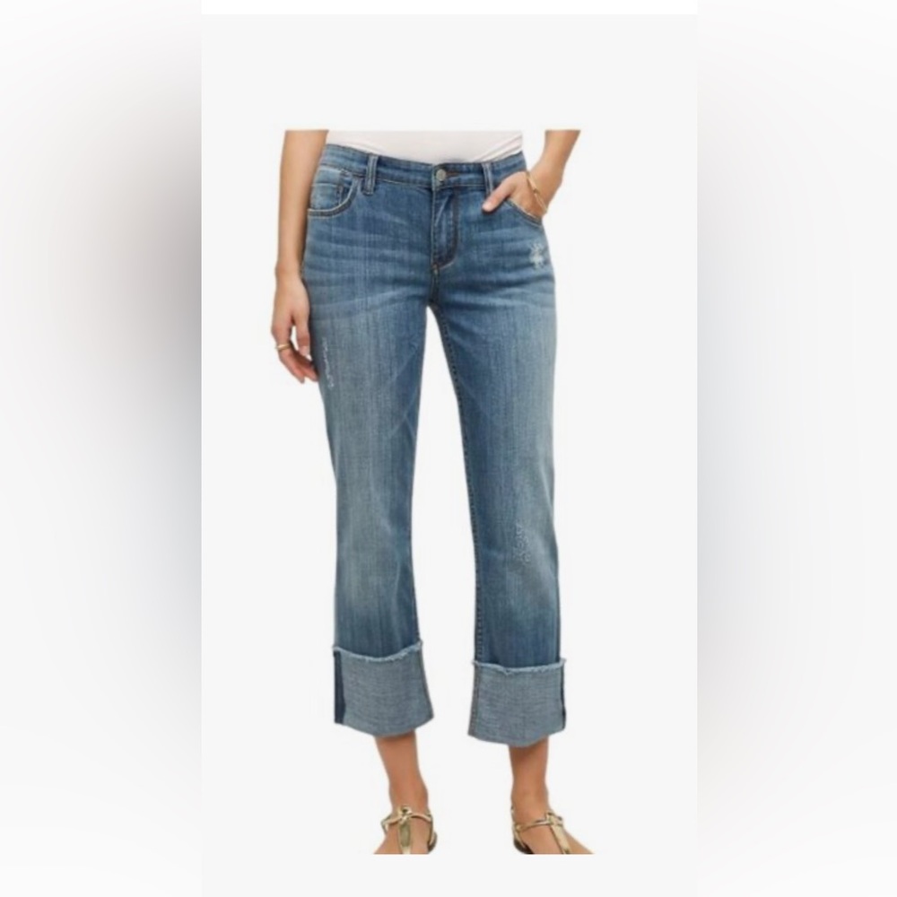 Pilcro And The Letterpress Hyphen Jeans Size 29 Women Cuffed mid rise jeans